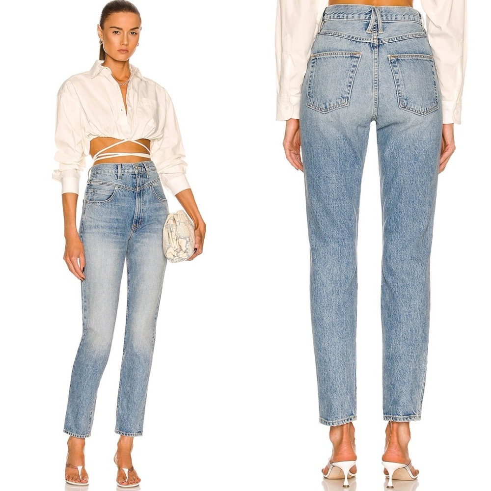 SLVRLAKE Beatnik Double Yoke Let it Ride High Rise Jeans